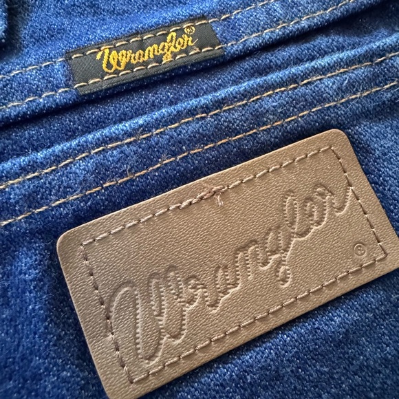 Wrangler Jeans Mens 36X34 Blue Denim 936PWD Cowboy Cut Slim Fit Rodeo - Picture 5 of 6